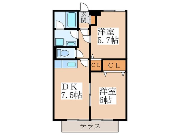 グリーンレジデンスの物件間取画像